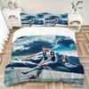 Juventus Football Player Snow Print 3Pcs Bedding Set,Duvet Cover with 2 Bedro,Pillowcase Home Birthday Gift