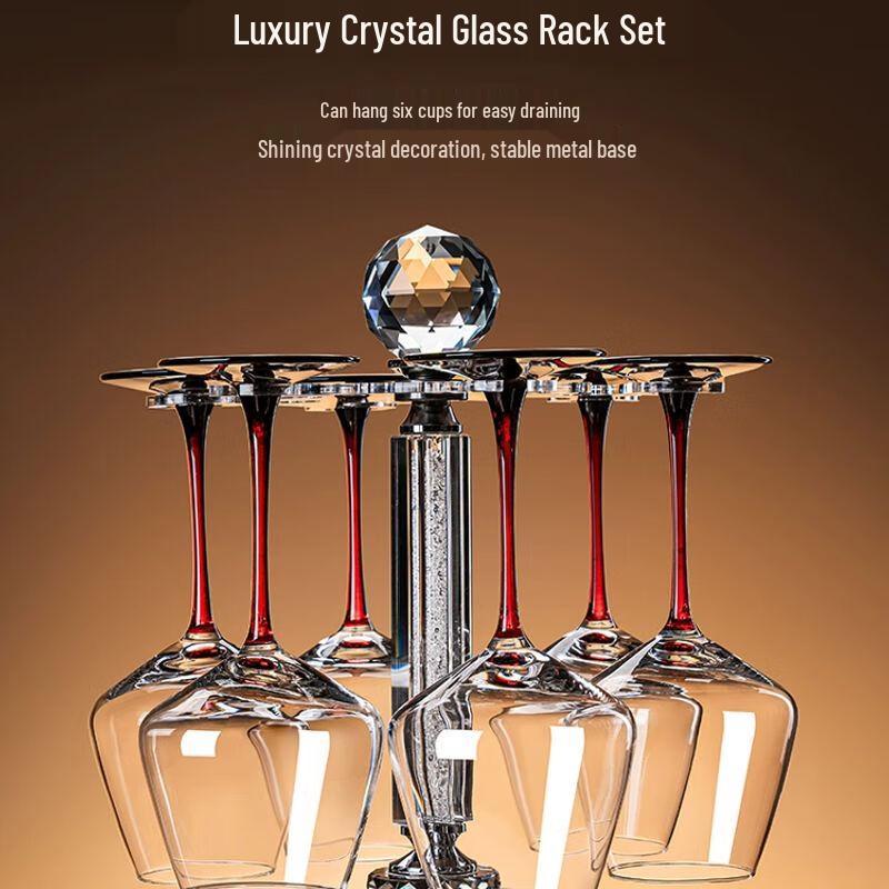 European Crystal Wine Glass & Decanter Set