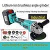 High-Power Brushless Angle Grinder - Multifunctional Electric Polisher with Lithium Battery.