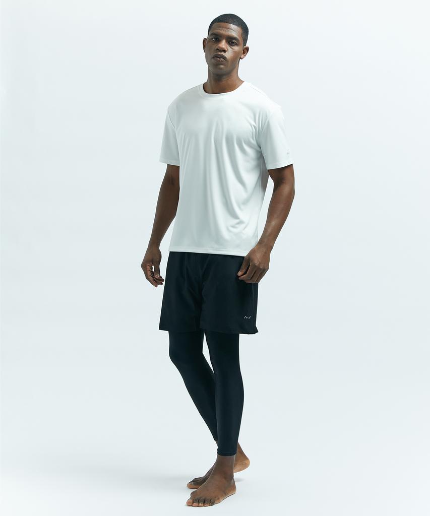 Leijibi Freemove Running Essentials Men'S 9/1 Length 2-In-1 Leggings Pants Black