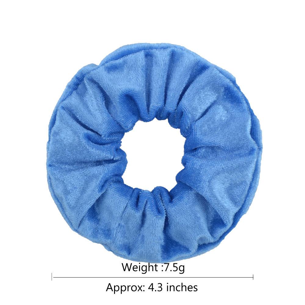 40 Solid Colors Velvet Scrunchies Hair Ties White Black Red Baby Girls Ponytail Holder Headband Women's Fashion Hair Accessories