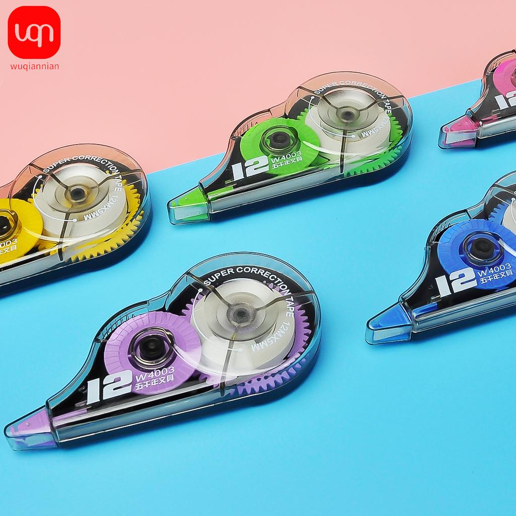 5pcs Color Large Capacity Correction Tape Corrector 5 Color Options Stationery Correction Tape Back To School Supplies