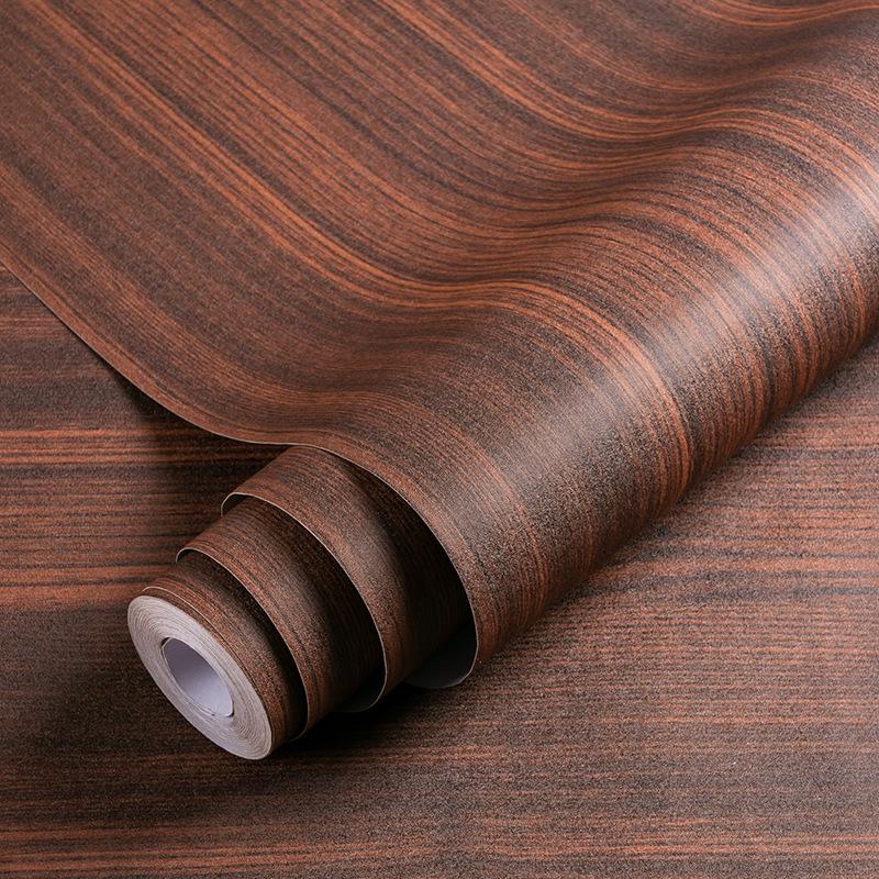 Thick Wood Grain Self-Adhesive Waterproof Wallpaper for Doors & Furniture Renovation