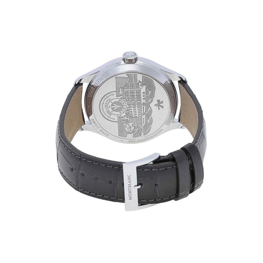 Montblanc Automatic Mechanical Movement 50m Water Resistant Watch 40mm Gold Dial Stainless Steel Case Crocodile Leather Strap Women Watches U0119950