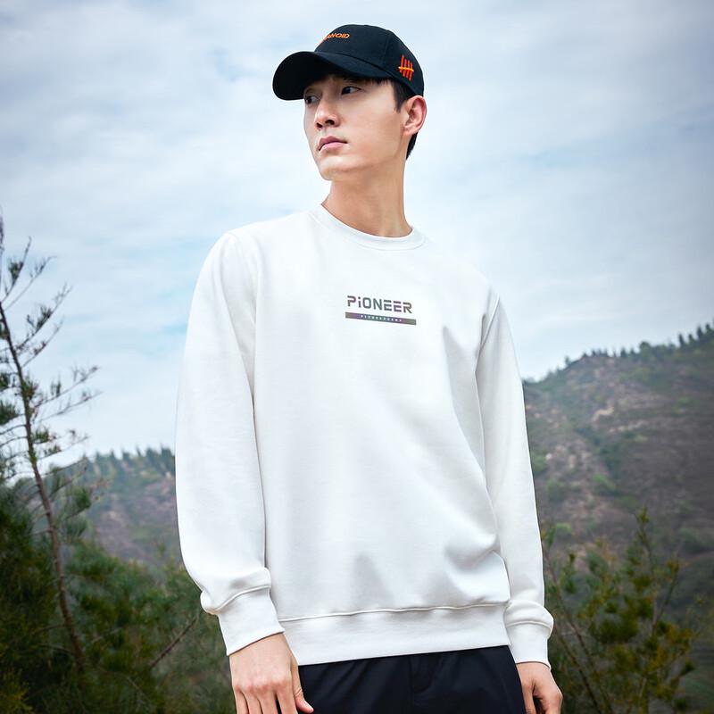 Tuoluzhe Men's Round Neck Pullover Sweatshirt