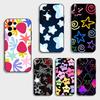 Y2K Cute Strawberry Stars Phone Case For Samsung S26,S25,S24,S23,S22,S21,S20,Plus,Fe,Lite,Others Black Cover