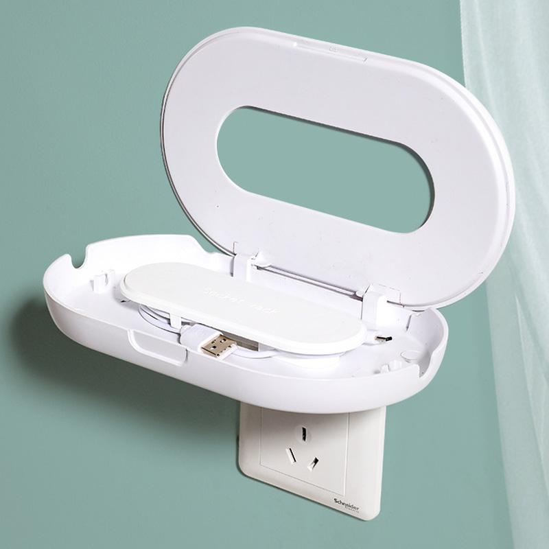 Stanzfreies Steckdosen-Aufbewahrungsregal an der Wand Router-Ablage Steckdosen-Platzierungshalter Kabelorganisator Schlafzimmer Wohnzimmer Dekoration