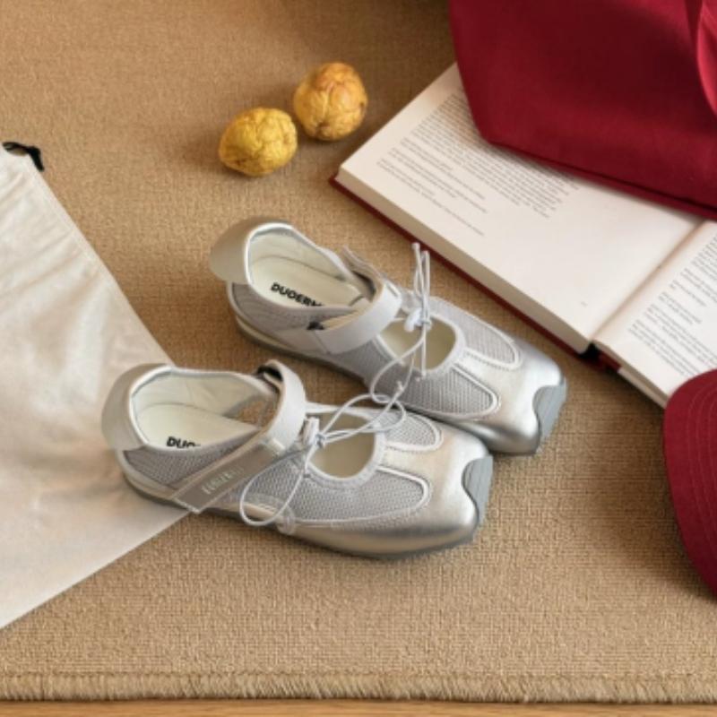 Fashion Women Loafers Sport Shoes Flats Sneakers Casual Sandals 2025 Summer New Fashion Running Shoes Retro Ballet Walking Mujer Zapatos