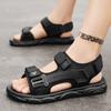 Sports sandals men's new summer casual wear driving shoes dual-purpose beach shoes men's Velcro cool slippers