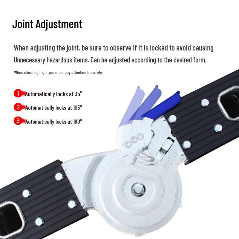 NaiDuo Multi-Purpose Aluminum Telescopic Ladder