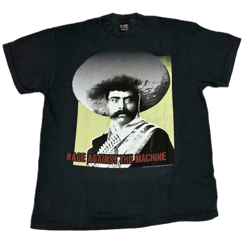 Vintage Rage Against The Machine Emiliano Zapata Tierra T-Shirt REPRINT