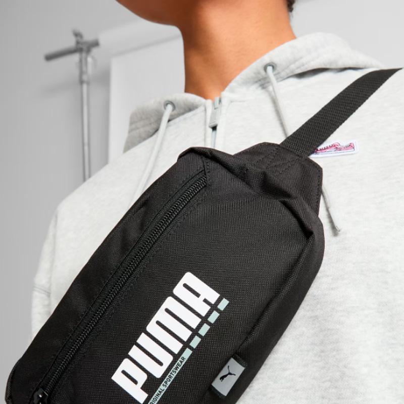 New PUMA Polyester Fanny Pack Regular Unisex Black 090349-01