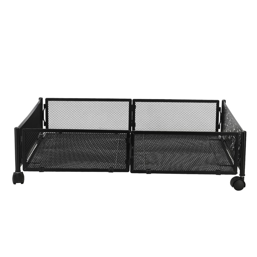 Úložný box pod postel s kolečky Odolný kovový úložný kontejner pod postel pro domácí použití