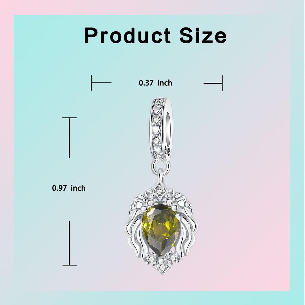 Copper 12 Zodiac Signs Pendant Charm Bead Charms Jewellery Compatible With Authentic Bracelets Necklaces for Women Do It Yourself Gift