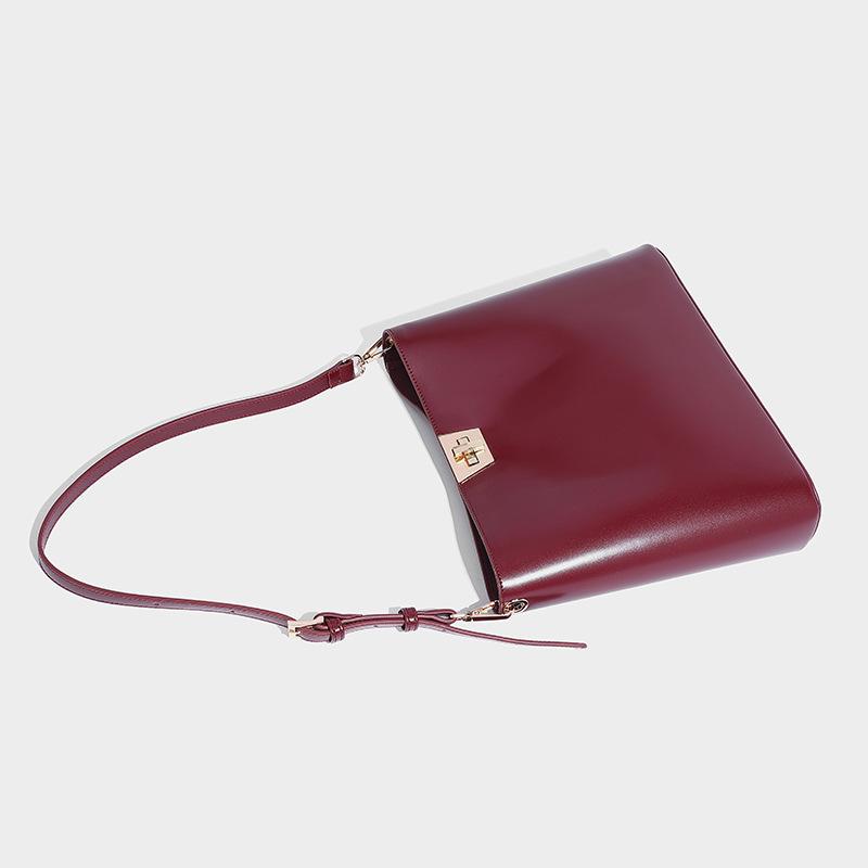 Fashion Commuter Simple Bucket Bag 2024 Winter New Elegant Versatile Mother-Daughter Bag Large Capacity Single Shoulder Underarm Bag