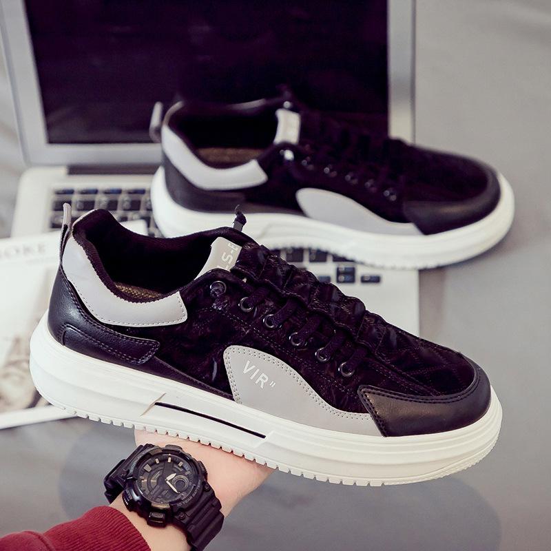 

2024 summer new little white tide shoes dad men s shoes versatile casual sports board shoes leather shoes Internet celebrity explosion 39