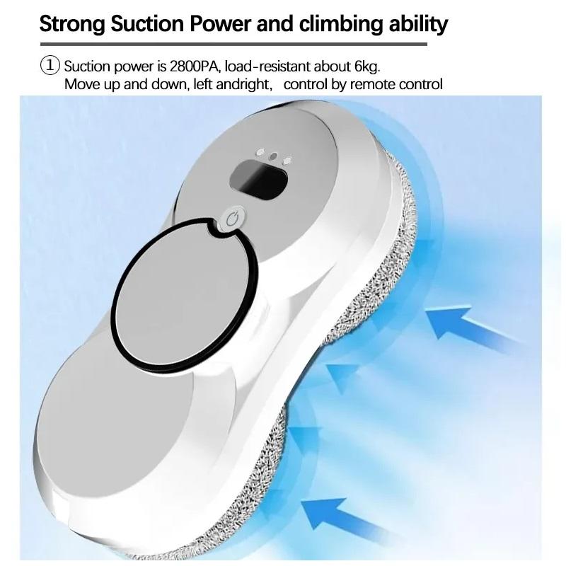 Smart Water Spray Window Cleaner, Fully Automatic Household Glass Cleaning Tool, Wet and Dry Dual-use, Ultra-thin Glass Cleaner.