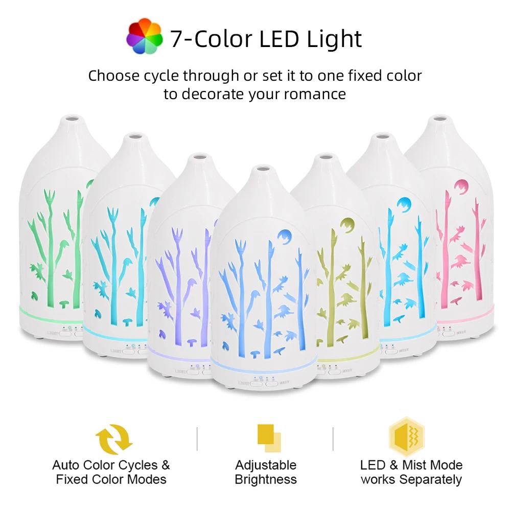 Aromatherapy Diffuser  Auto Shut Off, Ultra Quiet & 3  Oils  Ideal Gift for Home & Wellness