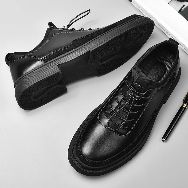 Hot Selling Men's Business Shoes Europe America High-end Banquet Dress Shoes Men's Genuine Leather Shoes Outdoor Casual Shoes