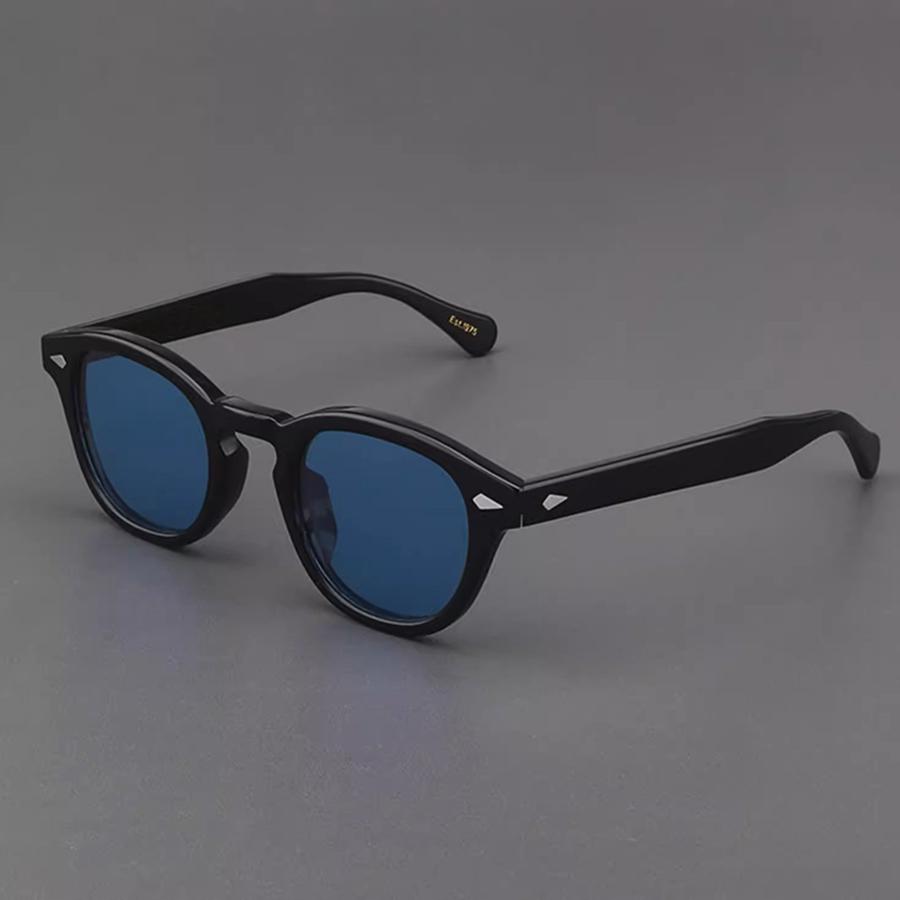 

Мужские солнцезащитные очки Johnny Depp Lemtosh, поляризационные солнцезащитные очки, женские элитные брендовые винтажные очки ночного видения с ацетатным козырьком medium 46 no box