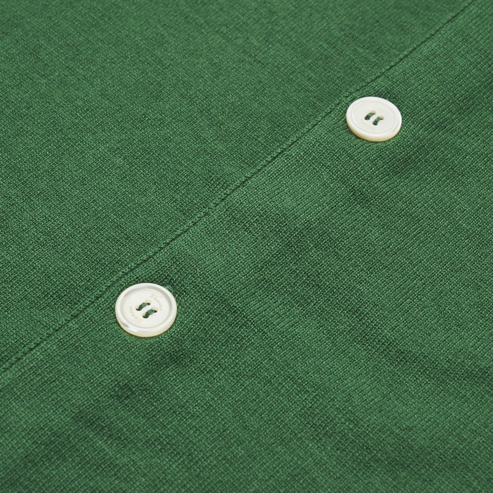 VERNO [Casual] Cashtouch Cardigan Knit Earth Green_Relax-Fit