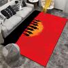 Wild West Silhouette Rug with Sunset Background Suitable for use as an anti-slip game mat for living room and bedroom sofas