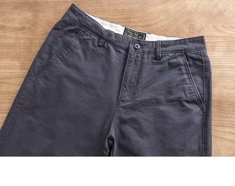 Pánské džíny v americkém stylu na jaro/podzim, slim střih, rovné nohavice, prané, těžké (2023)