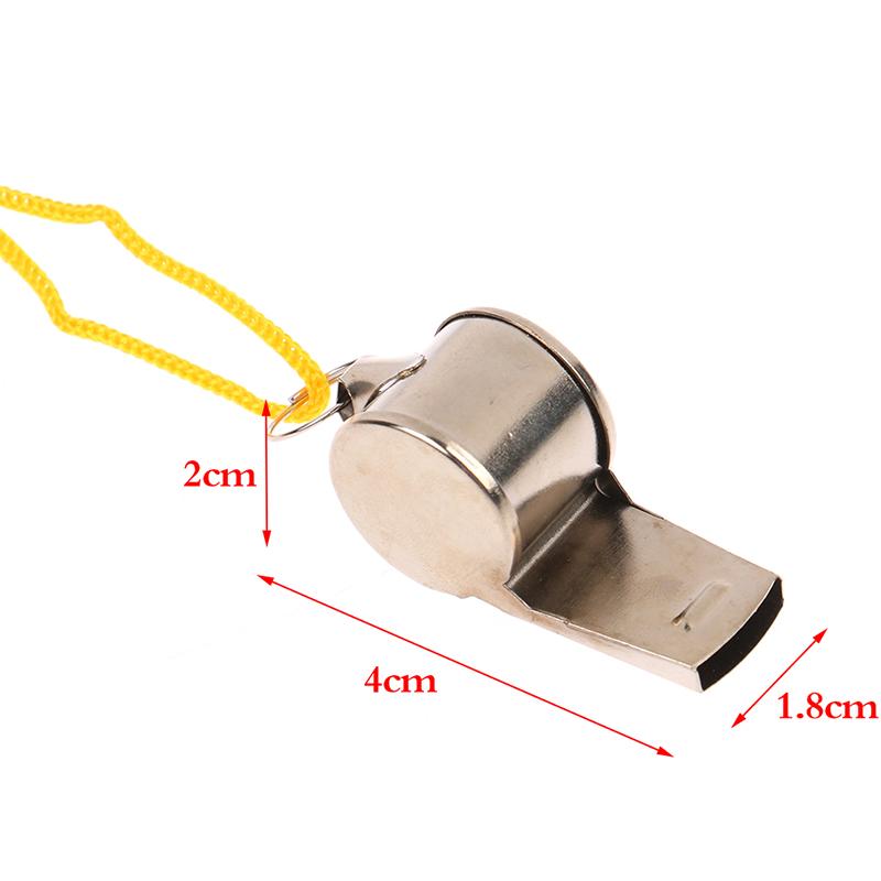 1/12 Stück Metallpfeife Schiedsrichter Sport Rugby Edelstahlpfeifen Fußball Basketball Party Trainingswerkzeuge