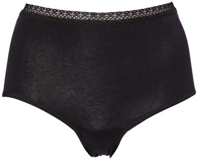 Atsugi Shefree Waist Warm Padded Panties 86103AS Size M Black, (26cm Length), Women's