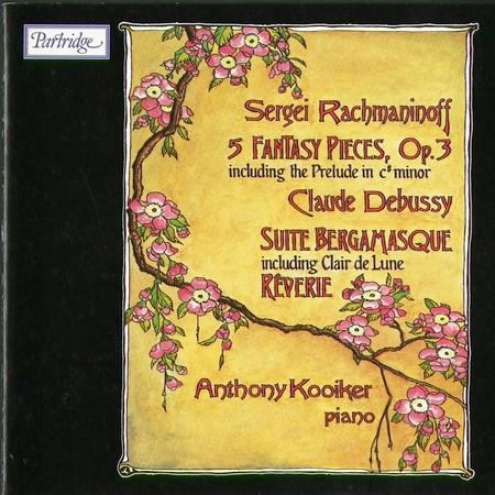 CD ANTHONY KOOIKER Sergei Rachmaninoff Claude Debuss 11162 PARTRIDGE 1986 Netherland Classical Used