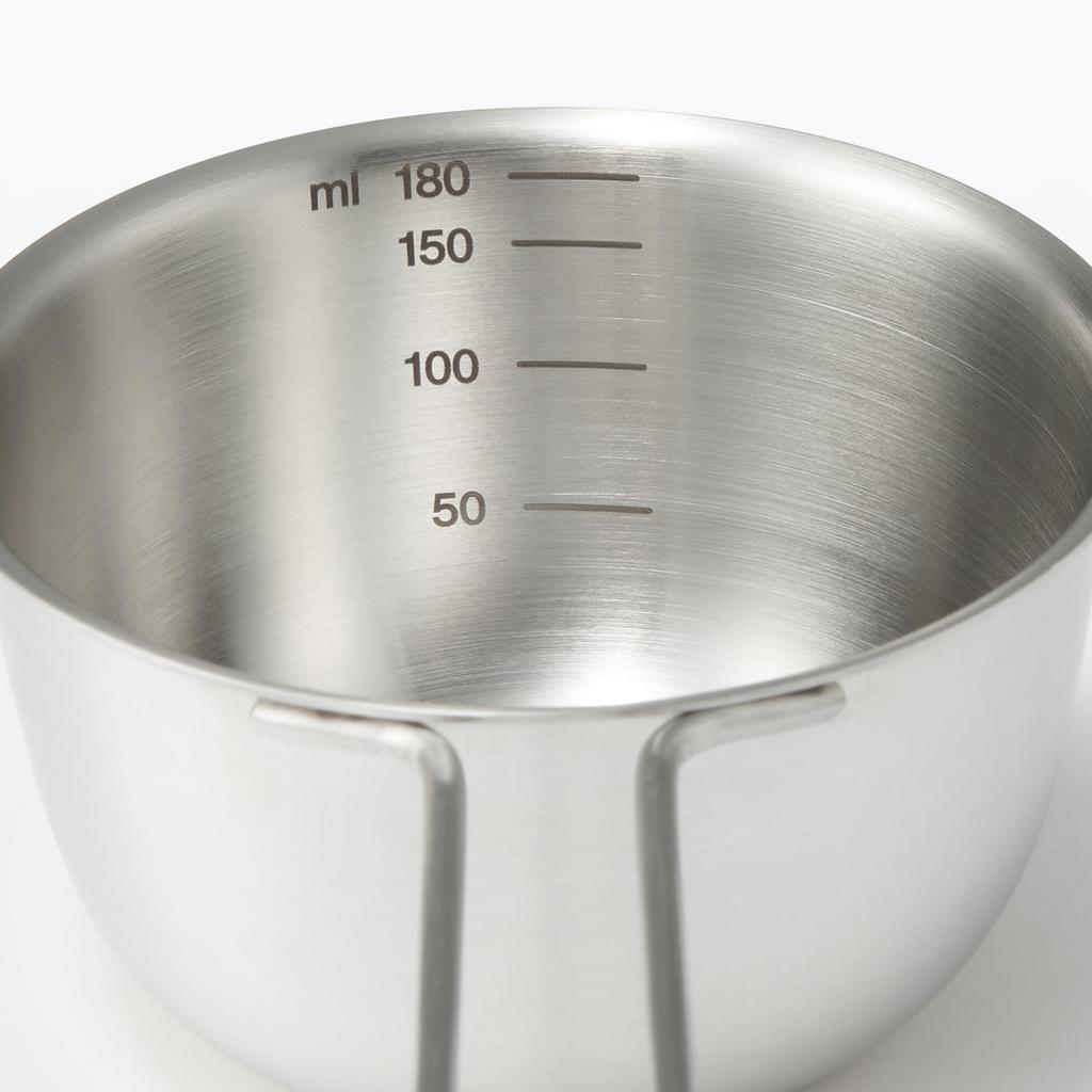 MUJI Stainless Steel Measuring Cup 200ml MC0YBA3S