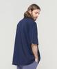 CARGOBROS (Big Size) American Paisley Street Short Sleeve T-Shirt (Navy)