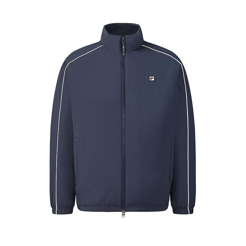 Fila Tennis Minimalist Classic Retro Sports Casual Comfortable Warm Loose Cotton Jacket Men Jackets A11M613901F-BU