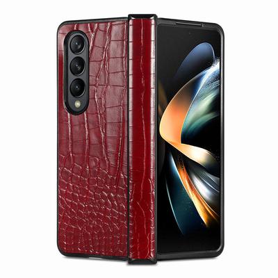 Luxury Leather Ultra-thin Flip Cover For Samsung Galaxy Z Fold 4 5G Case Camera Protection Shockproof Phone Cases Coque Fundas