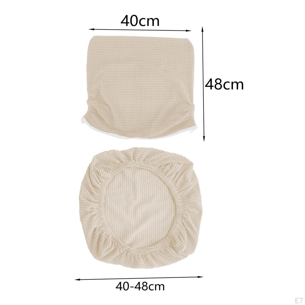 Chair Cover, Dining Stretchable Back Office Seat Protector