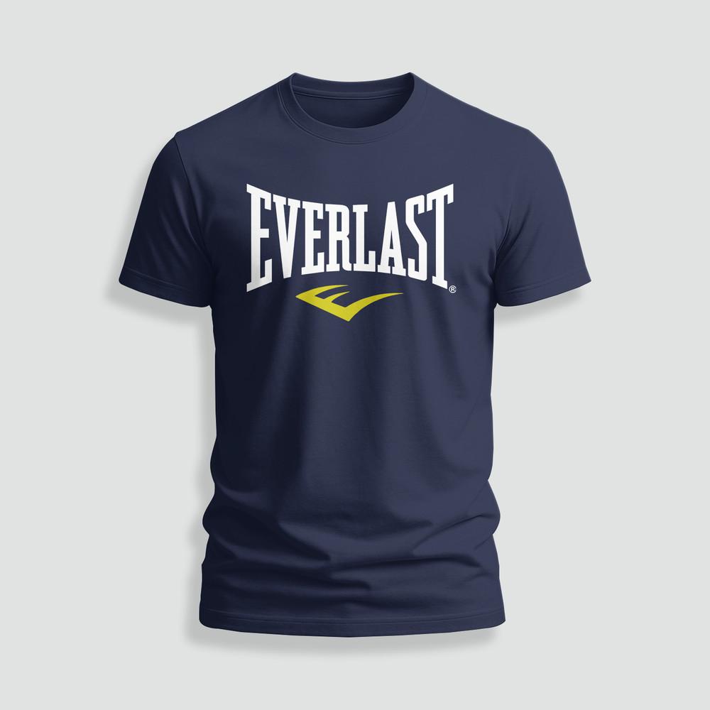 Смешная футболка с логотипом Everlast Размеры S-5XL Сделано в США Унисекс футболка L