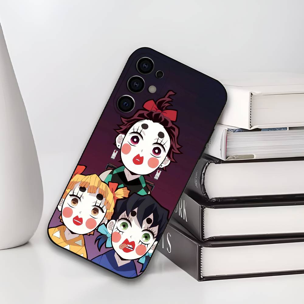 D-DemonS Anime S-SlayerS Phone Case For Samsung S25,S24,S21,S22,S23,S30,Ultra,S20,Plus,Soft Silicone Black Cover