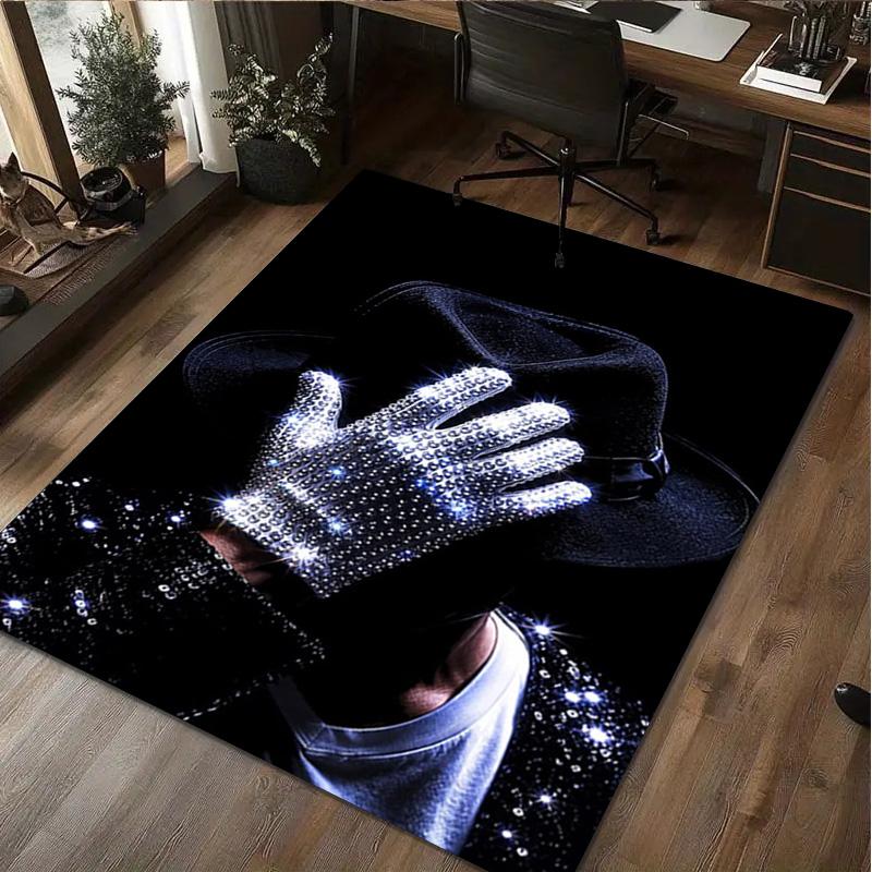 Michael Jackson Rug Carpet Office Decorative Carpet For Living Room Bedroom Door Mat Floor Rug Computer Chair Area Rug