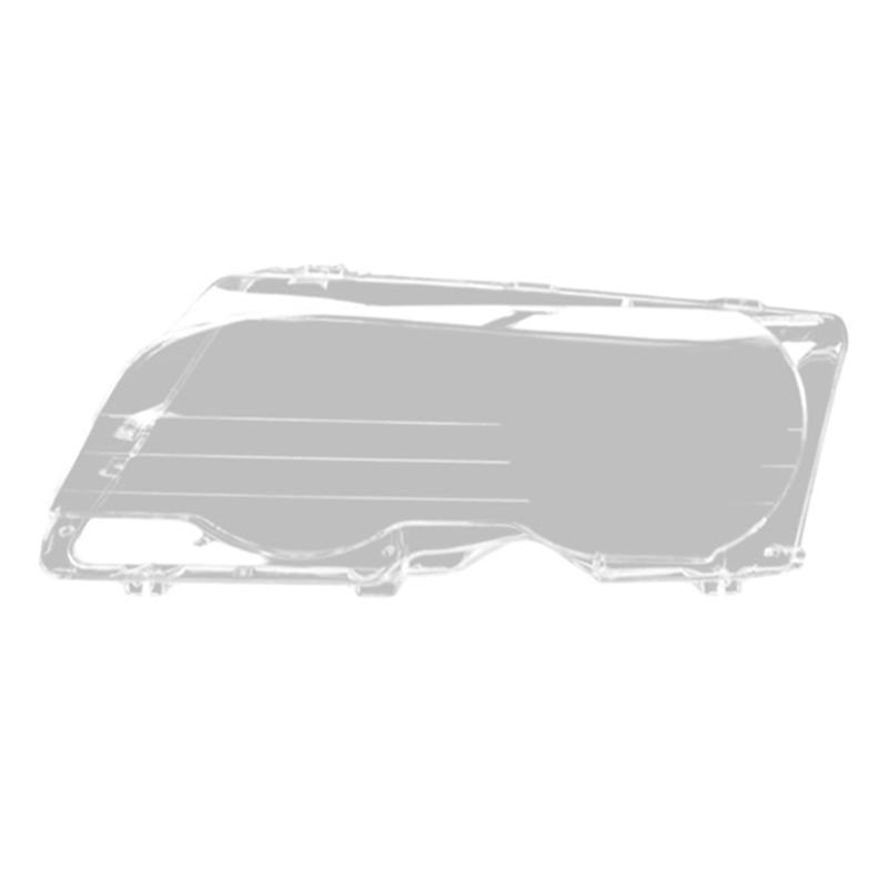 Car Front Headlight Cover Lampshades Lamp Shell Headlights Lens Cover For BMW 3 Series E46 Two-Door 1998-2001