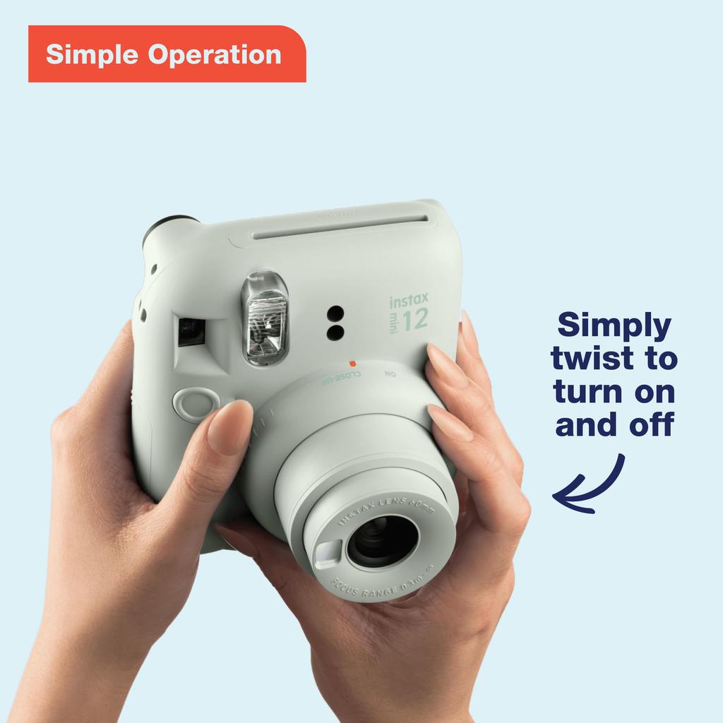 Fujifilm Instax Mini 12 Instant Camera Pastel Blue -