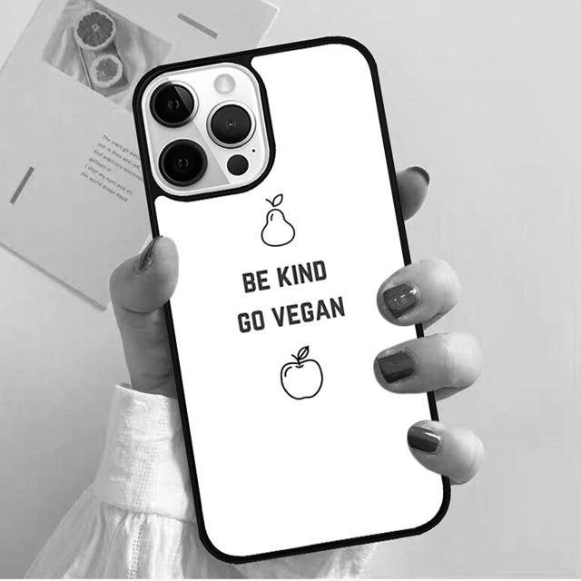 

VEGAN QUOTES LOVE VEGGIE Coque Shell For iPhone 17 Air 15 16 14 13 12 Pro Max 11 Pro Max Plus Phone Case Cover iPhone 16pro