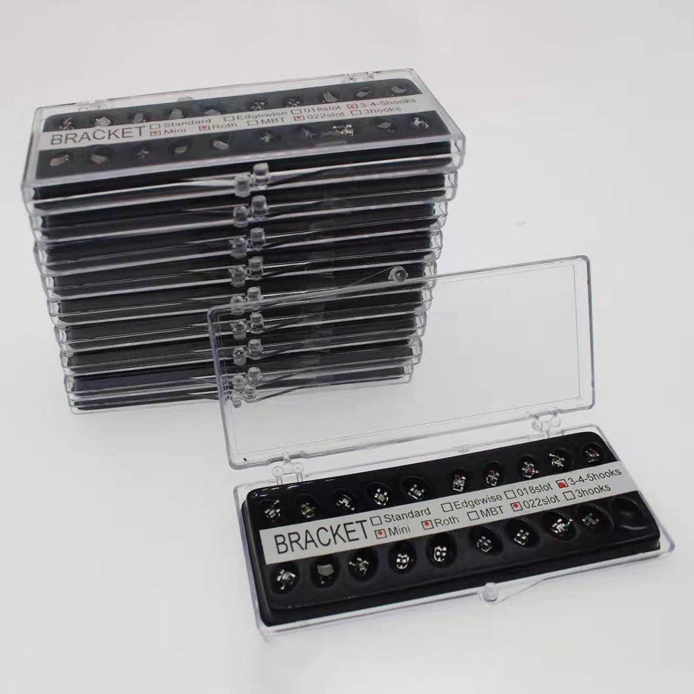 EASYTODENTA Dental Orthodontic Metal Brackets Mini Tooth