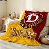 1PC Dresden Den Custom Custom Name Patterned Flannel Blanket Suitable For All Seasons for Home Decor Warmth and Comfort Gifts Holiday Gift