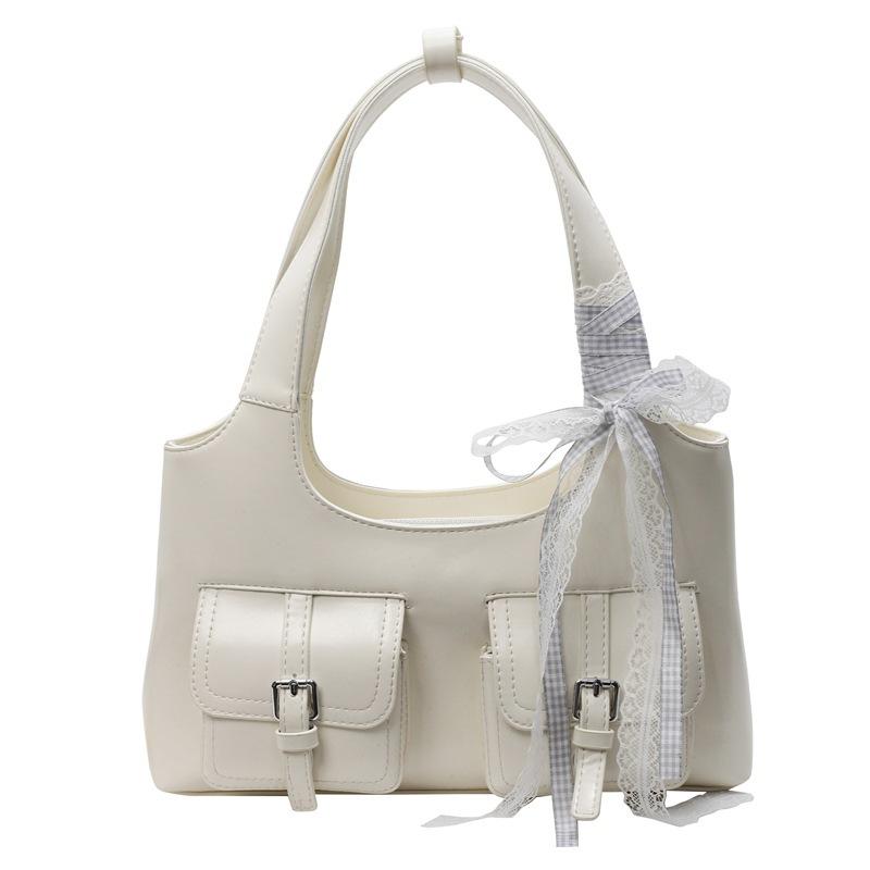 Underarm Tote Bag Women's 2025 Spring and Summer New Trendy Fashion Versatile Large-capacity Shoulder Bag Bow Commuter Bag