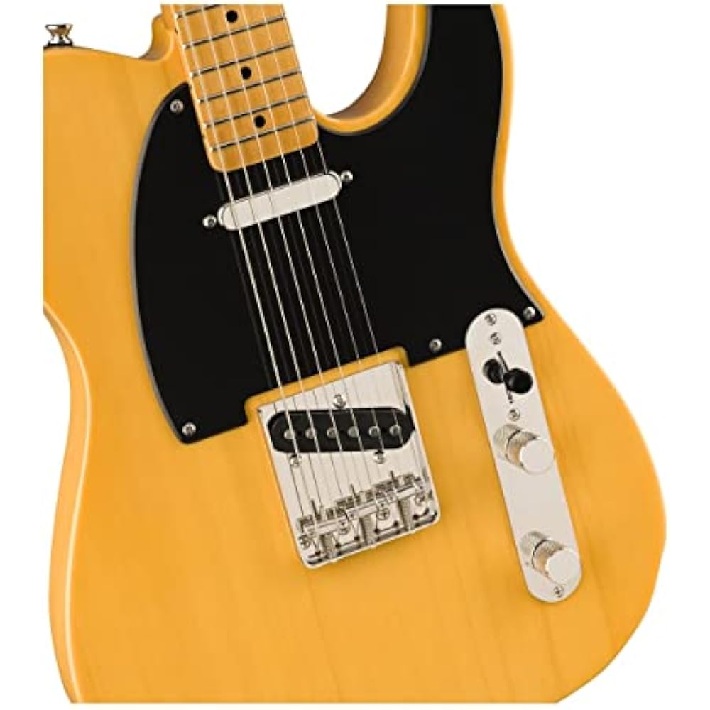 Squier by Fender Electric Guitar Classic Vibe 50s Telecaster®, Butterscotch Blonde with Soft Case