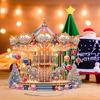 2D/Flat Xmas DIY Table Top Diamond Painting Ornament Kits Diamond Painting Desktop Ornaments Kit for Home Office Desktop Decor