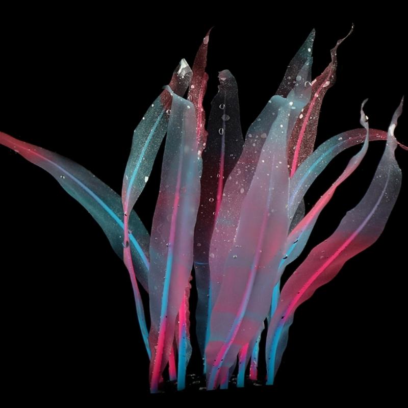 

Aquarium Decor Plant Simulation Silicone Kelp Realistic Artificial Seaweed Moves with Water Ornament for Fish Tanks