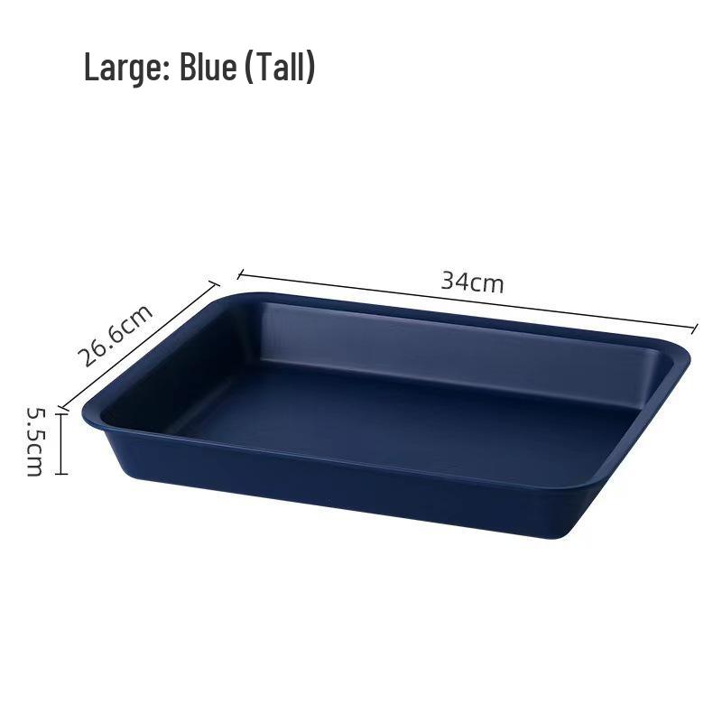 Rectangular Ins Style Plastic Tray for Tea, Water, and Fruit Cups