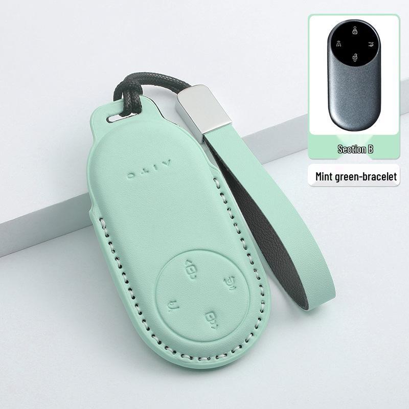 AITO M5/M7/M9 Leather Car Key Case Shell with Buckle