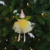 Plush Girl With Flower Hanging Ornament For Spring Festival Decoration Living Room Enhancement Accessory